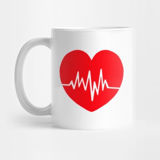 Heart beats Mug